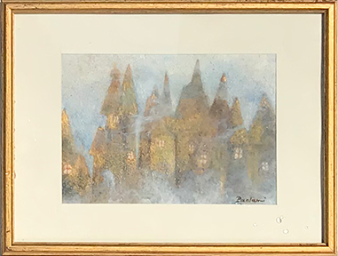 Château dans la brume miniature