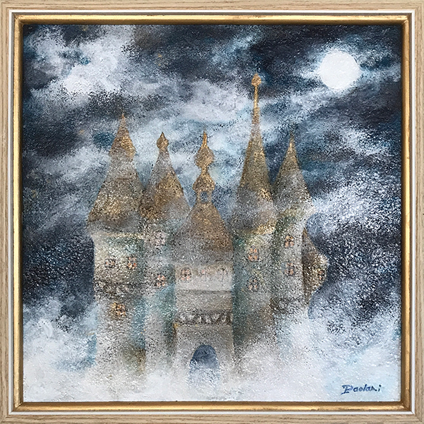 Château dans la brume donné par Paolami à sa petite-fille Cézanne